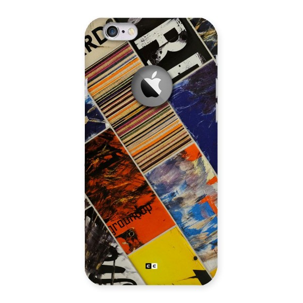 Multiple Textures Back Case for iPhone 6 Logo Cut