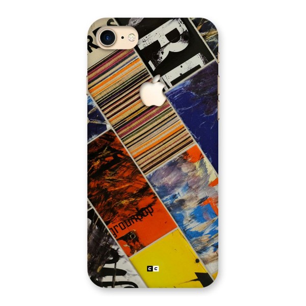 Multiple Textures Back Case for iPhone 7 Apple Cut