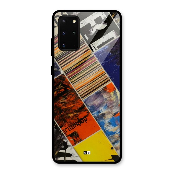 Multiple Textures Glass Back Case for Galaxy S20 Plus