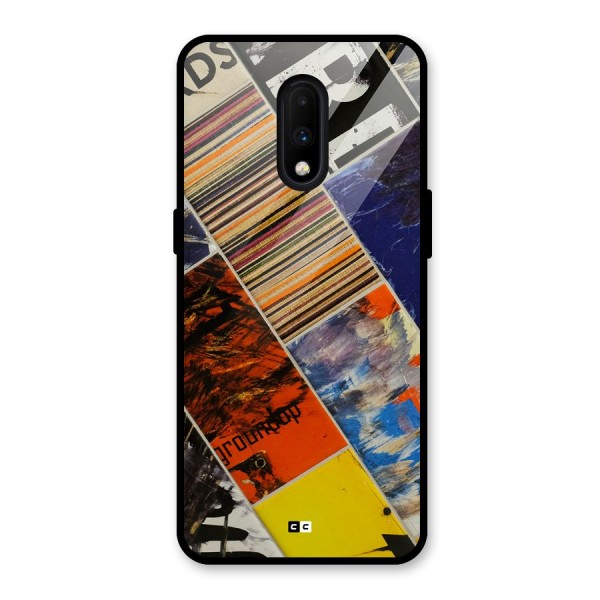 Multiple Textures Glass Back Case for OnePlus 7