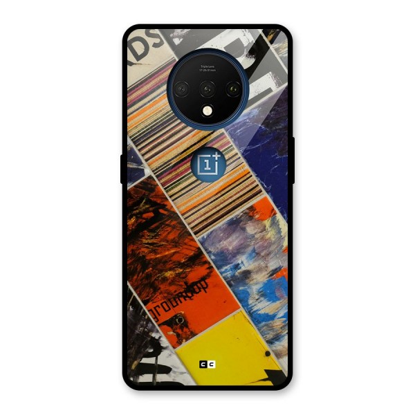 Multiple Textures Glass Back Case for OnePlus 7T