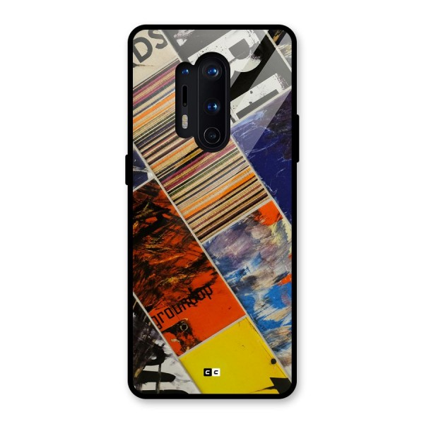 Multiple Textures Glass Back Case for OnePlus 8 Pro