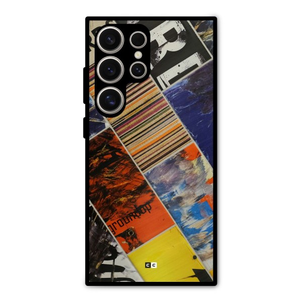 Multiple Textures Metal Back Case for Galaxy S24 Ultra