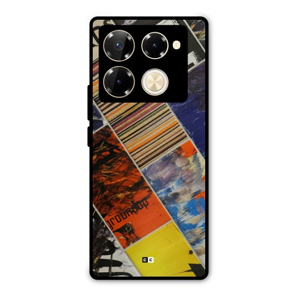 Multiple Textures Metal Back Case for Infinix Note 40 Pro Plus
