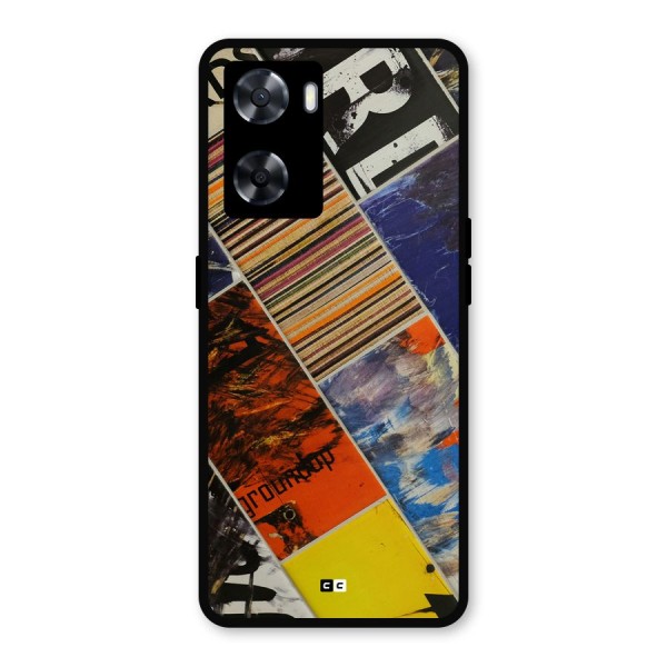 Multiple Textures Metal Back Case for Oppo A57 2022