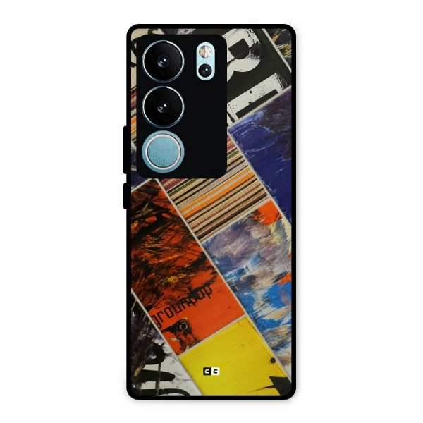 Multiple Textures Metal Back Case for Vivo V29