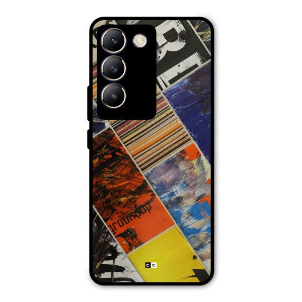 Multiple Textures Metal Back Case for Vivo Y200e
