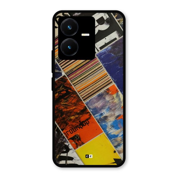 Multiple Textures Metal Back Case for Vivo Y22