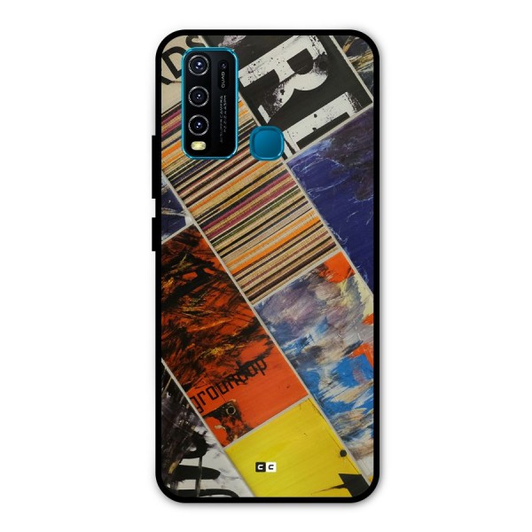 Multiple Textures Metal Back Case for Vivo Y50