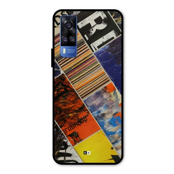 Multiple Textures Metal Back Case for Vivo Y51A