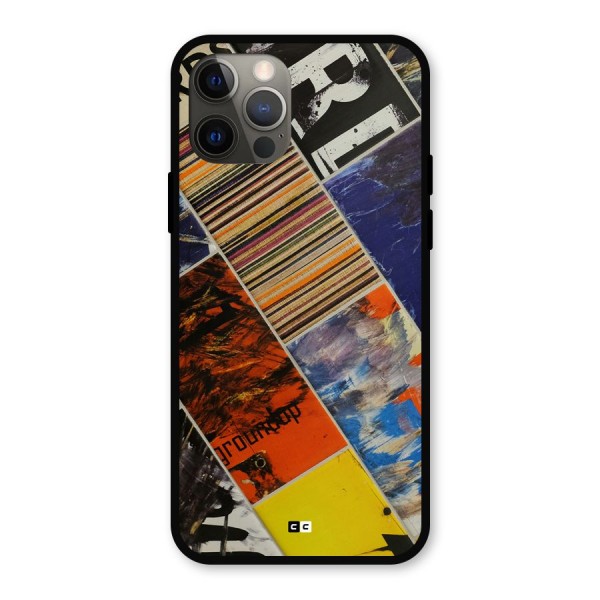 Multiple Textures Metal Back Case for iPhone 12 Pro