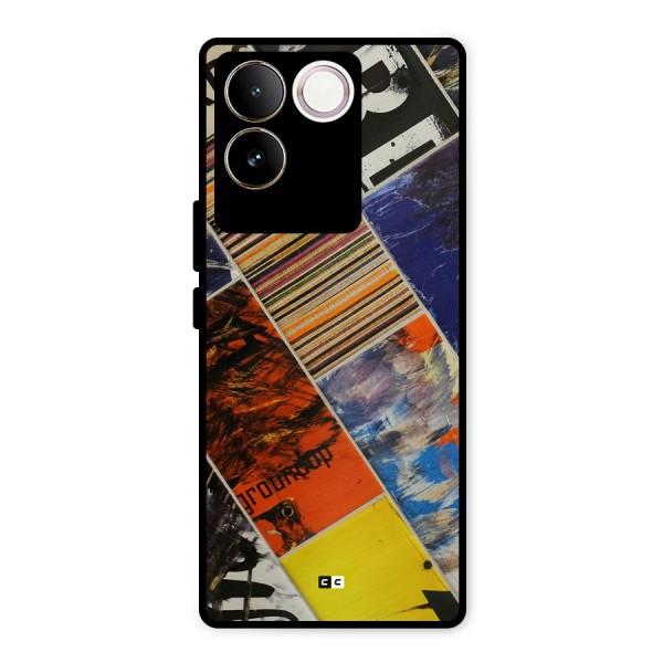 Multiple Textures Metal Back Case for iQOO Z7 Pro