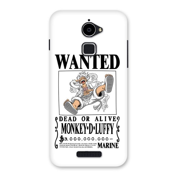 Munkey D Luffy Wanted  Back Case for Coolpad Note 3 Lite