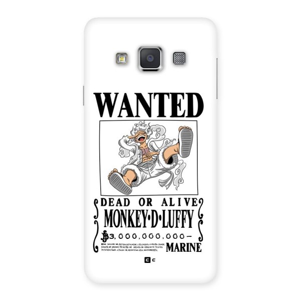 Munkey D Luffy Wanted  Back Case for Galaxy A3