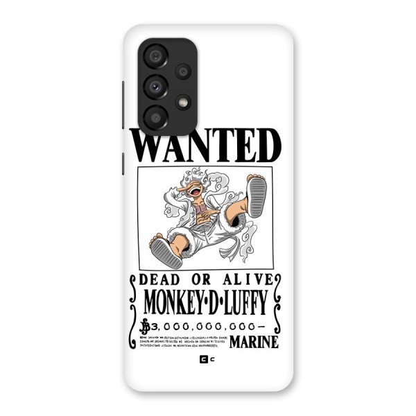 Munkey D Luffy Wanted  Back Case for Galaxy A33 5G