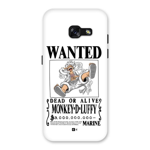 Munkey D Luffy Wanted  Back Case for Galaxy A3 (2017)