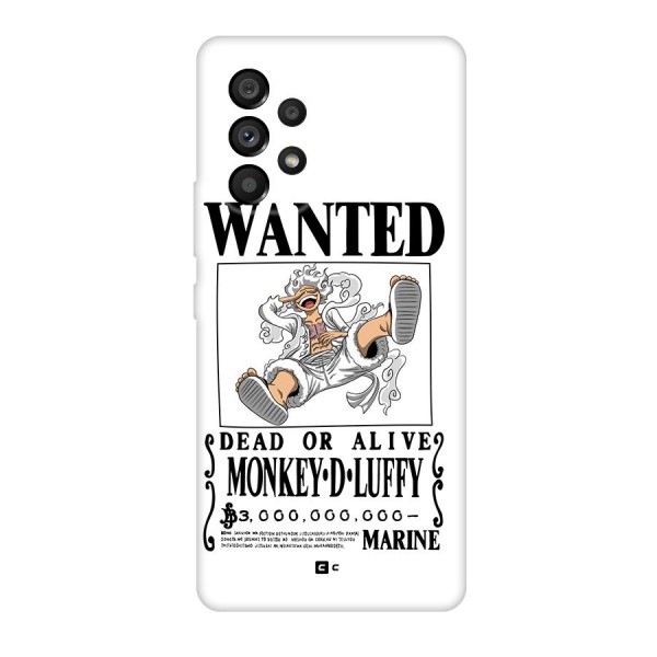 Munkey D Luffy Wanted  Back Case for Galaxy A53 5G