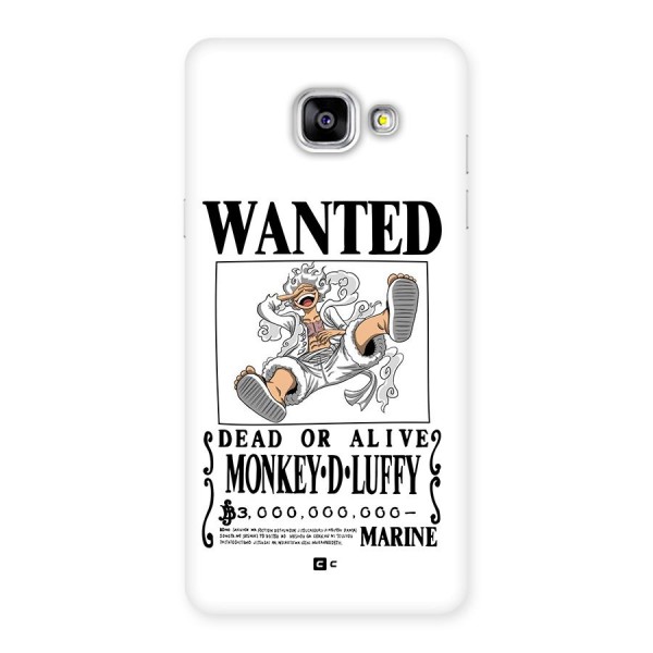 Munkey D Luffy Wanted  Back Case for Galaxy A5 (2016)