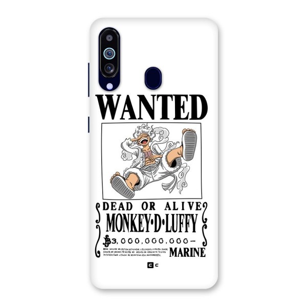 Munkey D Luffy Wanted  Back Case for Galaxy A60