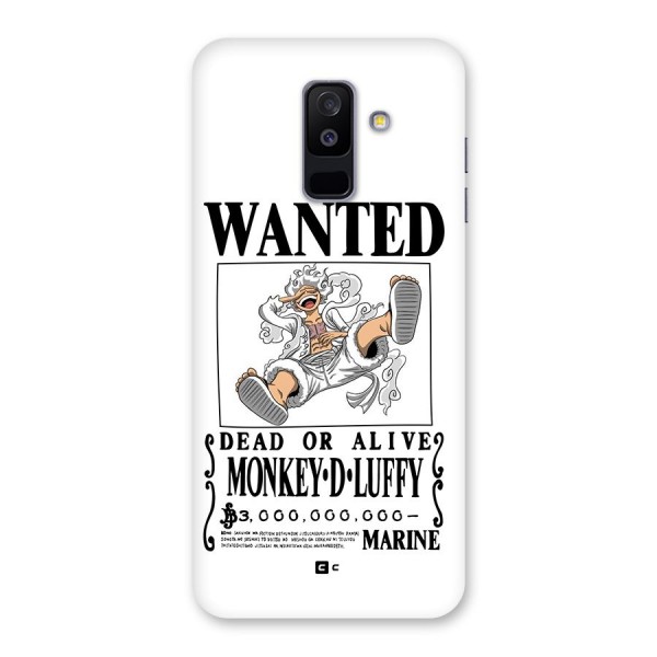 Munkey D Luffy Wanted  Back Case for Galaxy A6 Plus
