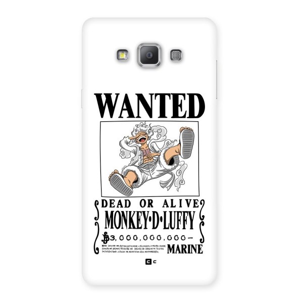Munkey D Luffy Wanted  Back Case for Galaxy A7