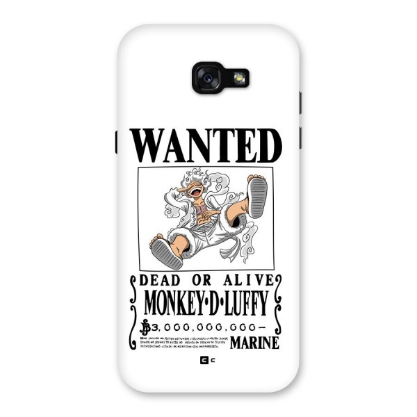 Munkey D Luffy Wanted  Back Case for Galaxy A7 (2017)