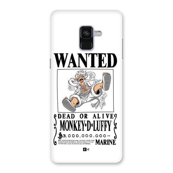 Munkey D Luffy Wanted  Back Case for Galaxy A8 Plus