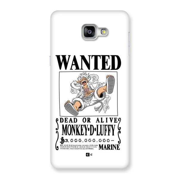 Munkey D Luffy Wanted  Back Case for Galaxy A9