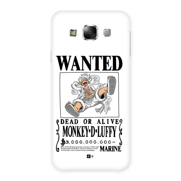 Munkey D Luffy Wanted  Back Case for Galaxy E5