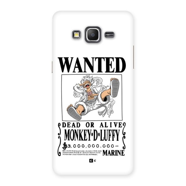 Munkey D Luffy Wanted  Back Case for Galaxy Grand Prime