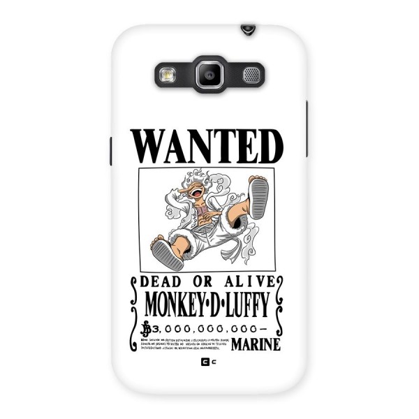 Munkey D Luffy Wanted  Back Case for Galaxy Grand Quattro