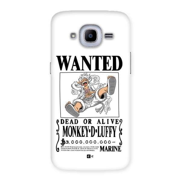Munkey D Luffy Wanted  Back Case for Galaxy J2 Pro