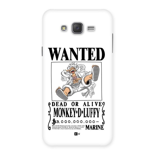 Munkey D Luffy Wanted  Back Case for Galaxy J7