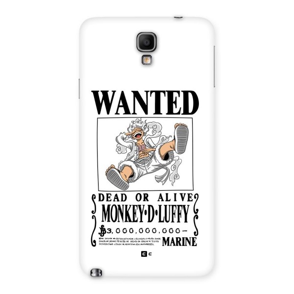 Munkey D Luffy Wanted  Back Case for Galaxy Note 3 Neo
