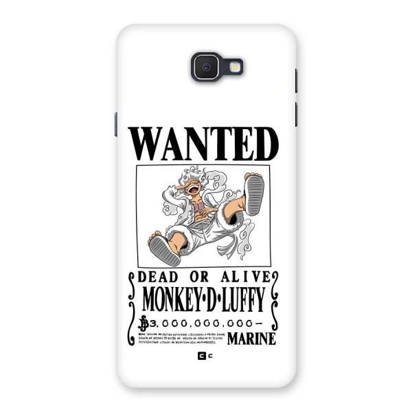 Munkey D Luffy Wanted  Back Case for Galaxy On7 2016