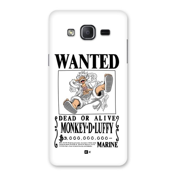 Munkey D Luffy Wanted  Back Case for Galaxy On7 Pro