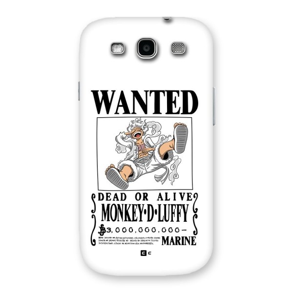 Munkey D Luffy Wanted  Back Case for Galaxy S3