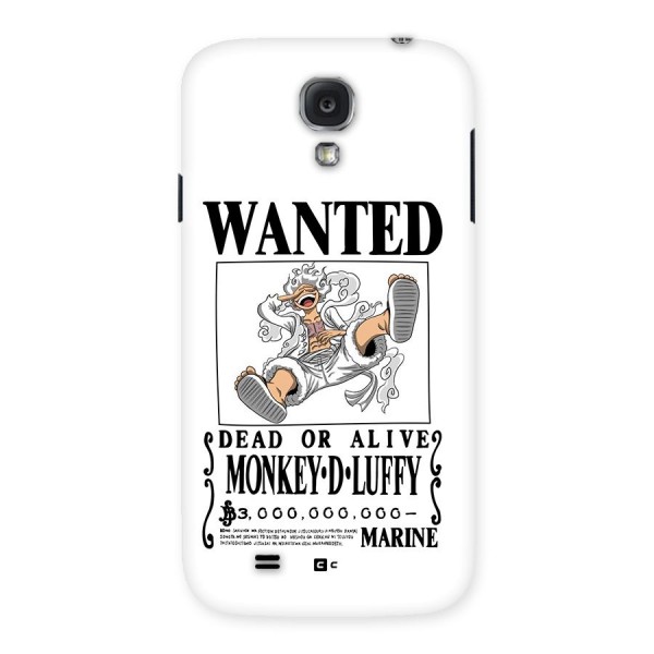 Munkey D Luffy Wanted  Back Case for Galaxy S4