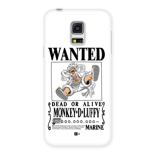 Munkey D Luffy Wanted  Back Case for Galaxy S5 Mini