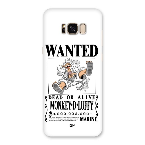 Munkey D Luffy Wanted  Back Case for Galaxy S8 Plus