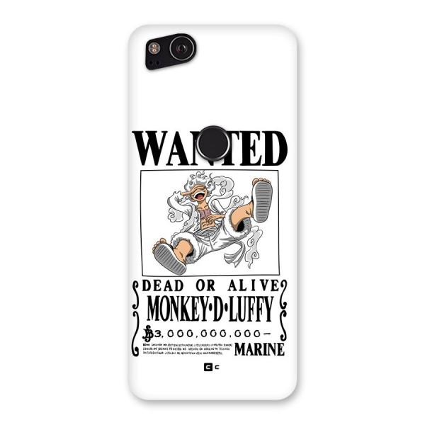 Munkey D Luffy Wanted  Back Case for Google Pixel 2