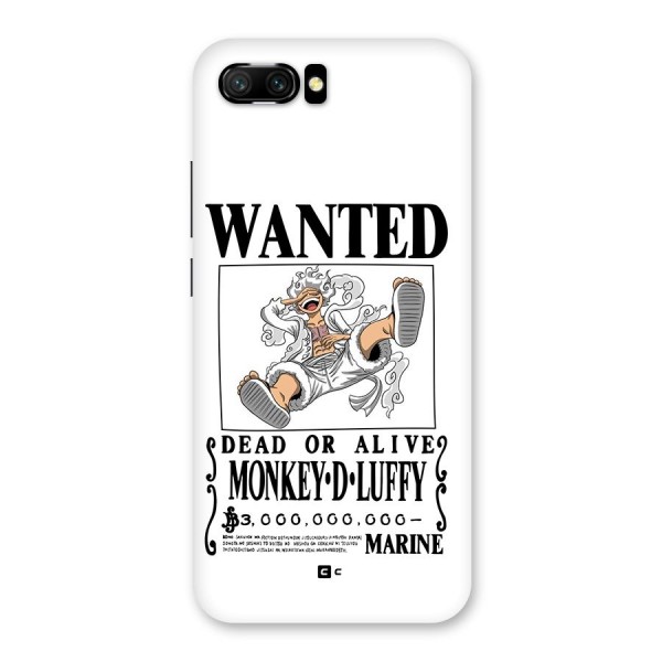 Munkey D Luffy Wanted  Back Case for Honor 10