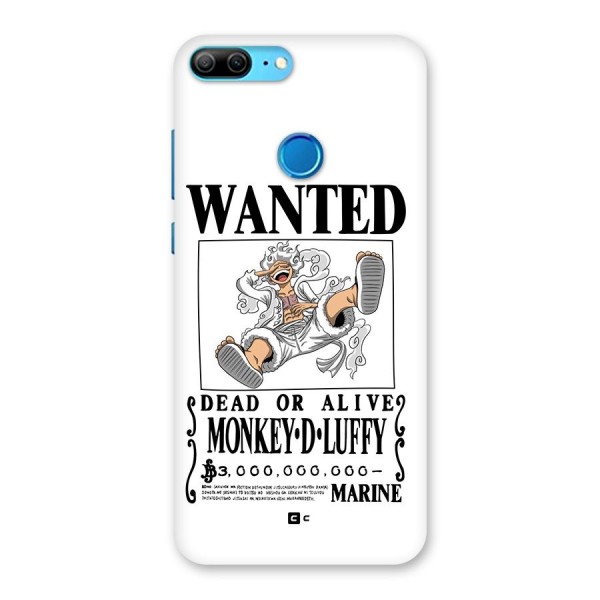 Munkey D Luffy Wanted  Back Case for Honor 9 Lite