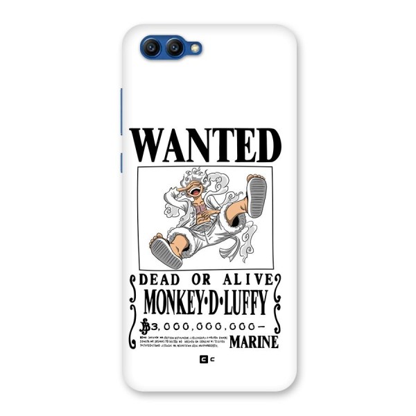Munkey D Luffy Wanted  Back Case for Honor View 10
