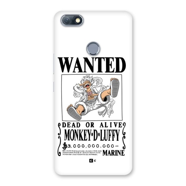 Munkey D Luffy Wanted  Back Case for Infinix Note 5