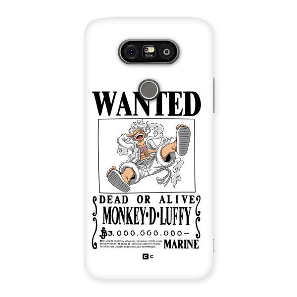 Munkey D Luffy Wanted  Back Case for LG G5