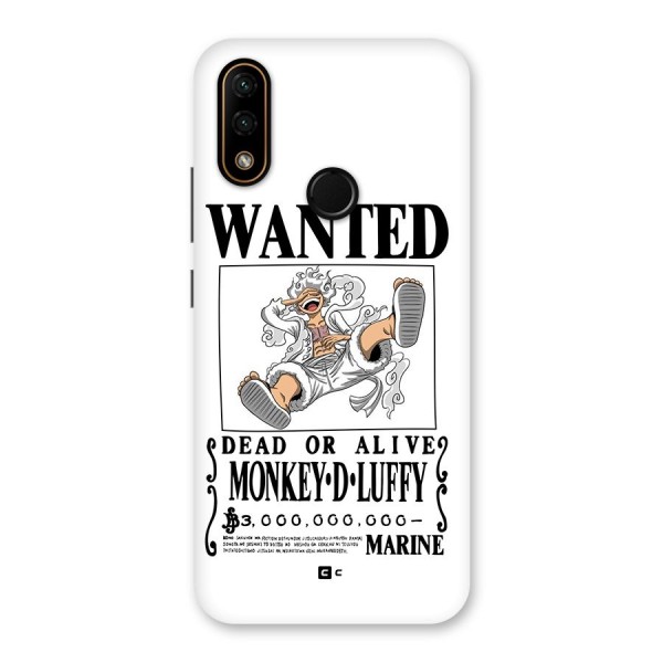 Munkey D Luffy Wanted  Back Case for Lenovo A6 Note