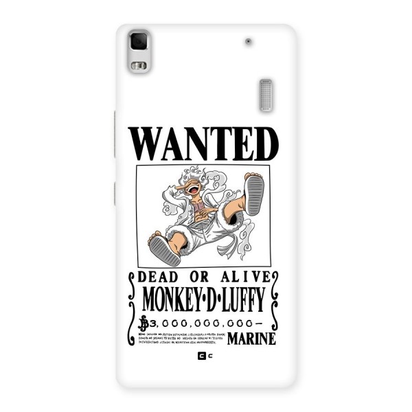 Munkey D Luffy Wanted  Back Case for Lenovo A7000