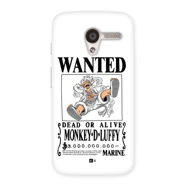 Munkey D Luffy Wanted  Back Case for Moto X