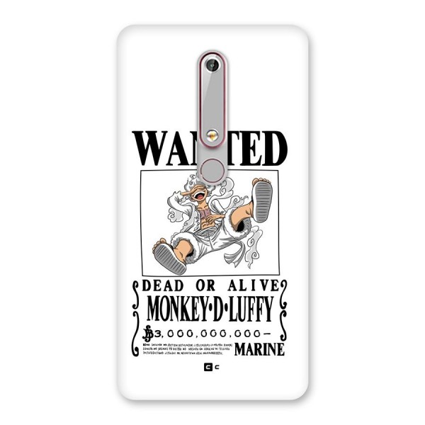 Munkey D Luffy Wanted  Back Case for Nokia 6.1